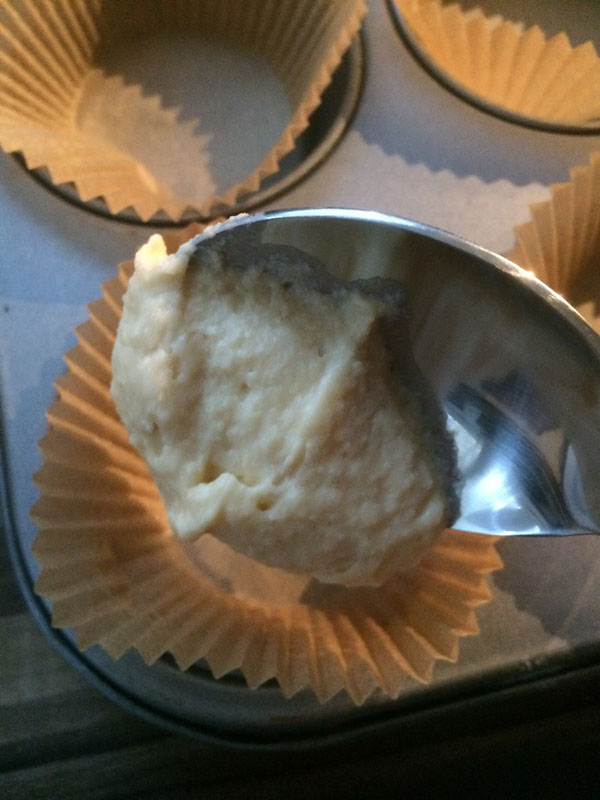 Muffin Mischung verteilen