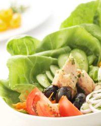 Rezept für Thunfisch-Salat mit Ei