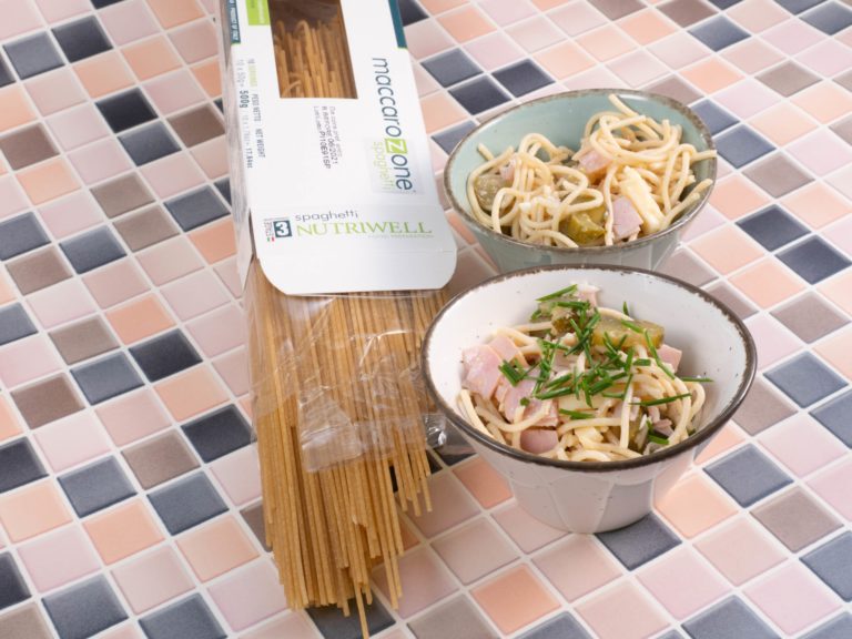 Protein Spaghetti Salat mit Nutriwell