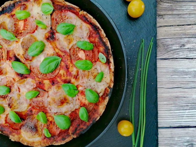 Pizza Caprese vegan Rezept nachkochen