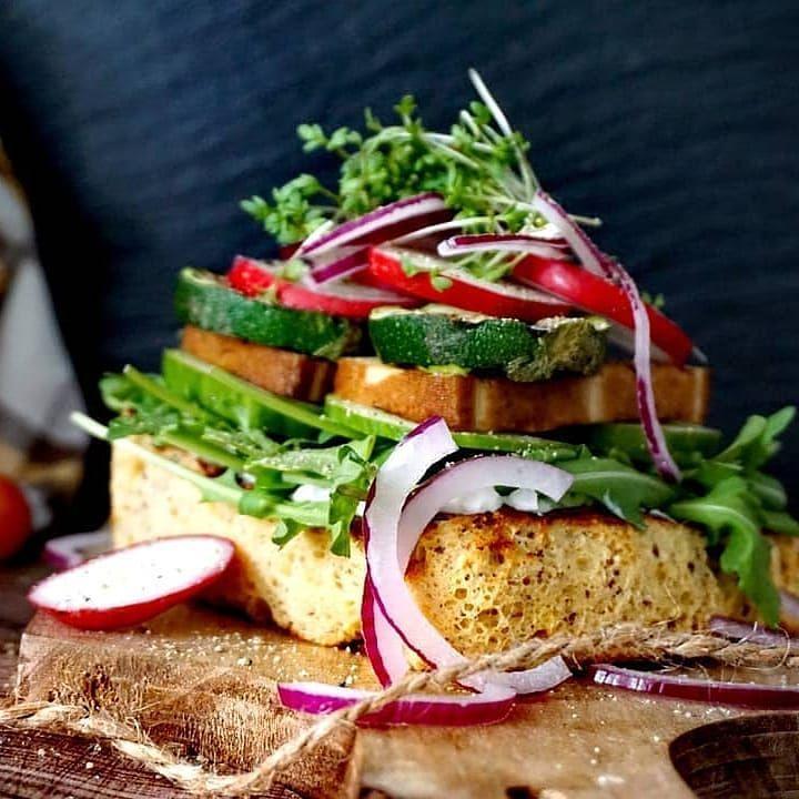 Rezeptbild Protein Sandwich vegetarisch in 5 Minuten