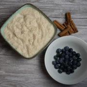 Lower-Carb Rezept: Protein Blumenkohlmilchreis vegan