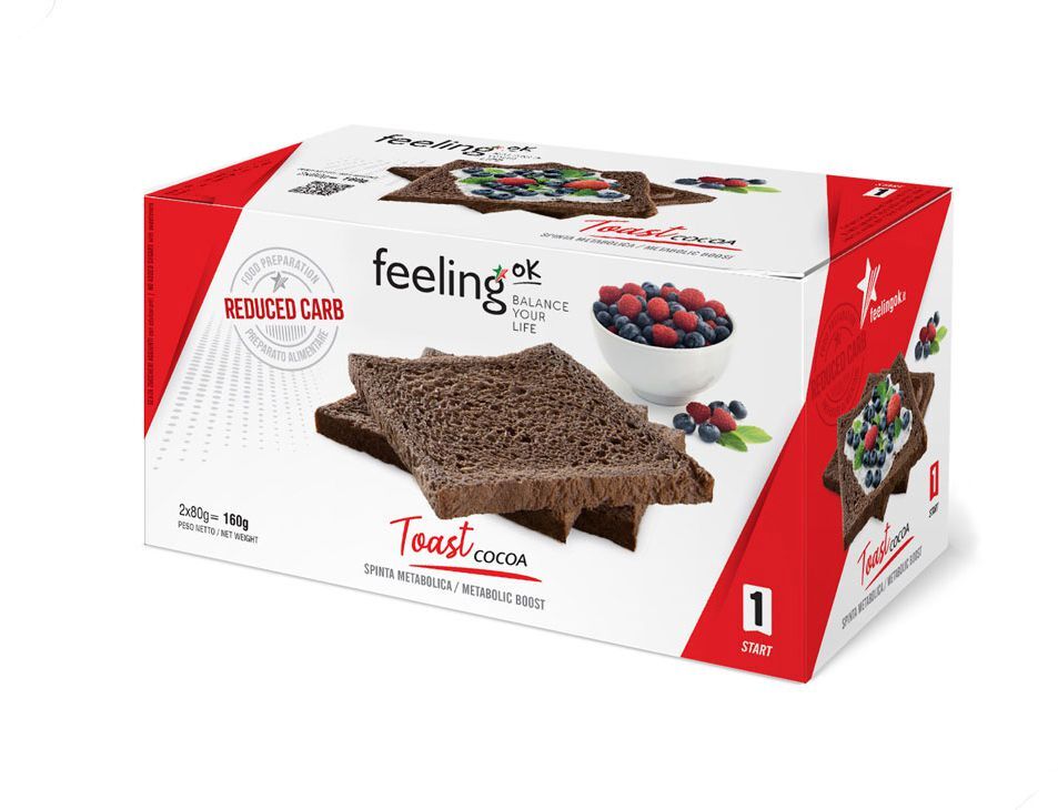 FeelingOK Protein Toast Kakao Start 1 160g