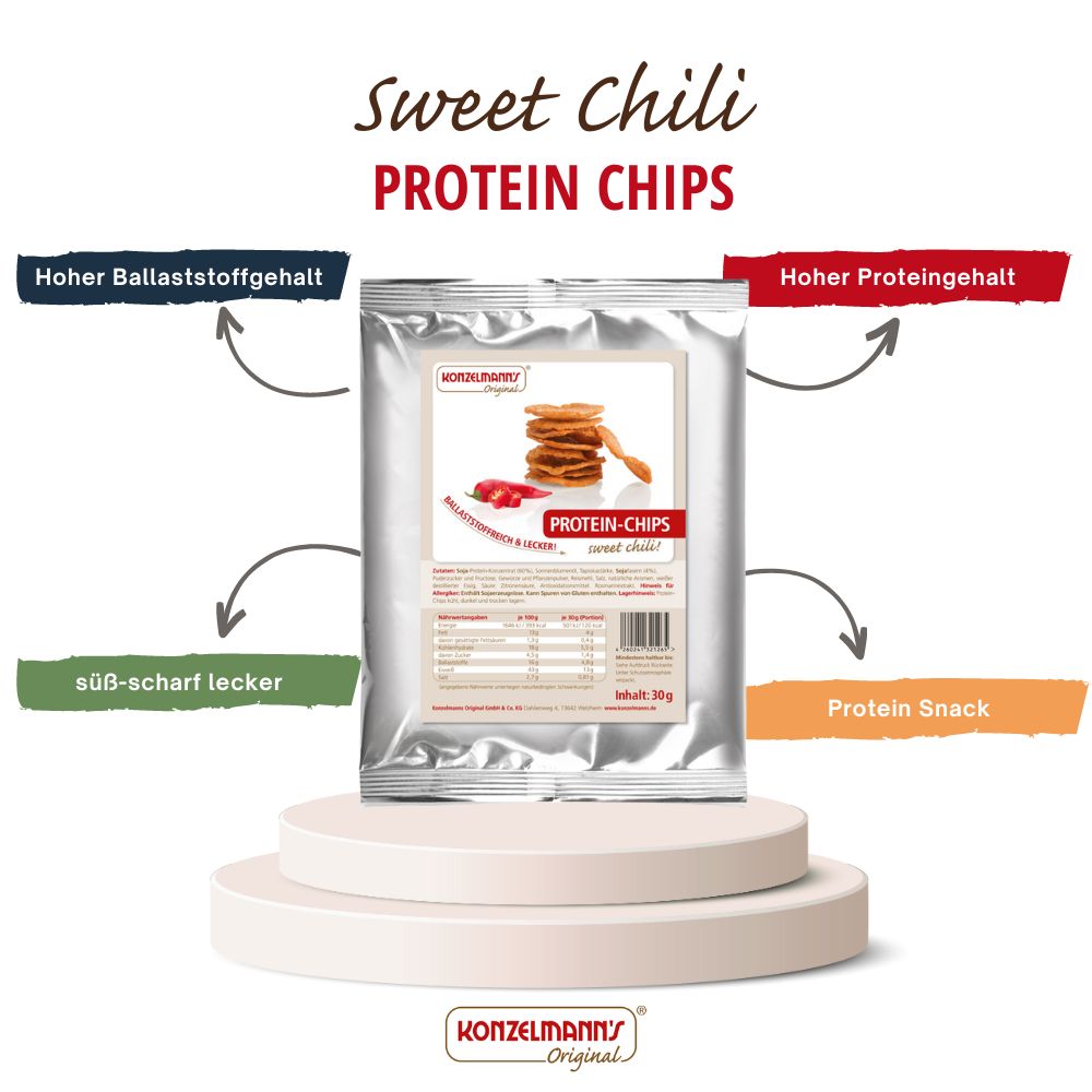 Konzelmanns Protein Chips Sweet Chili