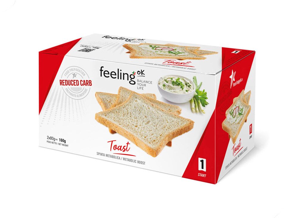 FeelingOK Protein Toast Natur Start 1 160g