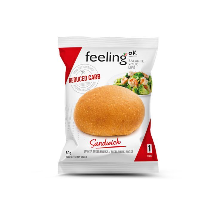 FeelingOK Protein Brötchen Sandwich Start 1 50g