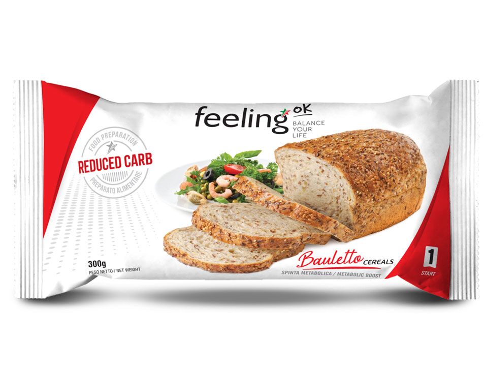 FeelingOK Proteinbrot Bauletto Cereals Start 1 300g