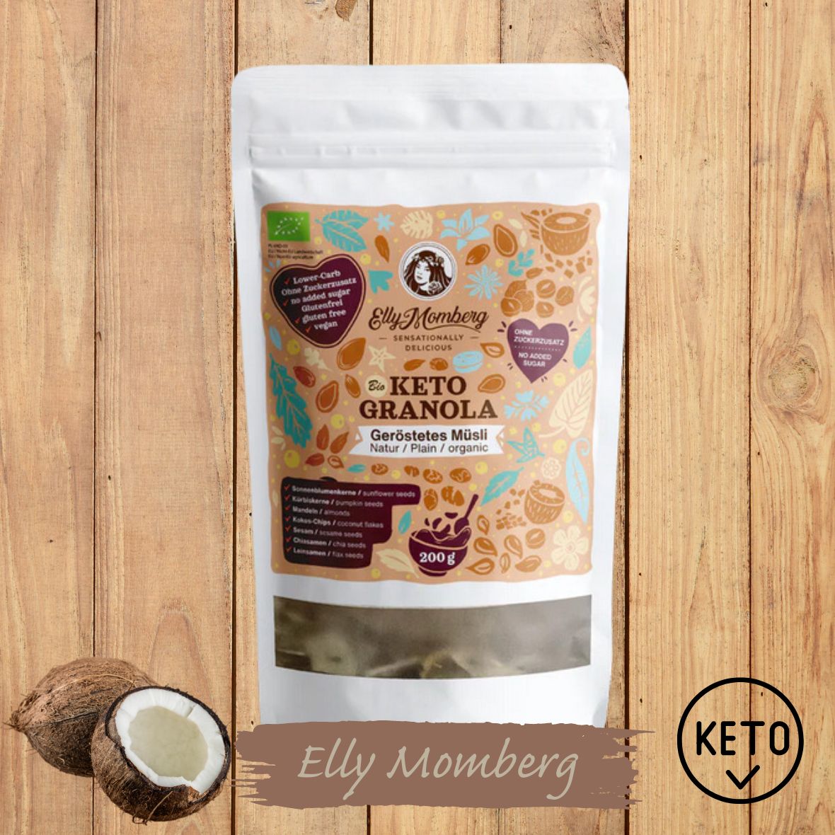 Elly Mombergs Keto Crunch Granola