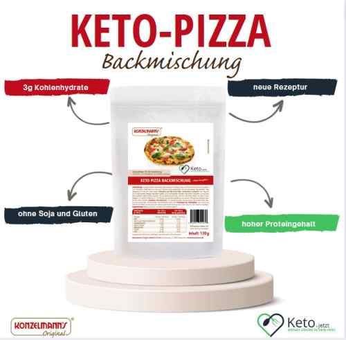 Konzelmanns Keto Pizza Backmischung