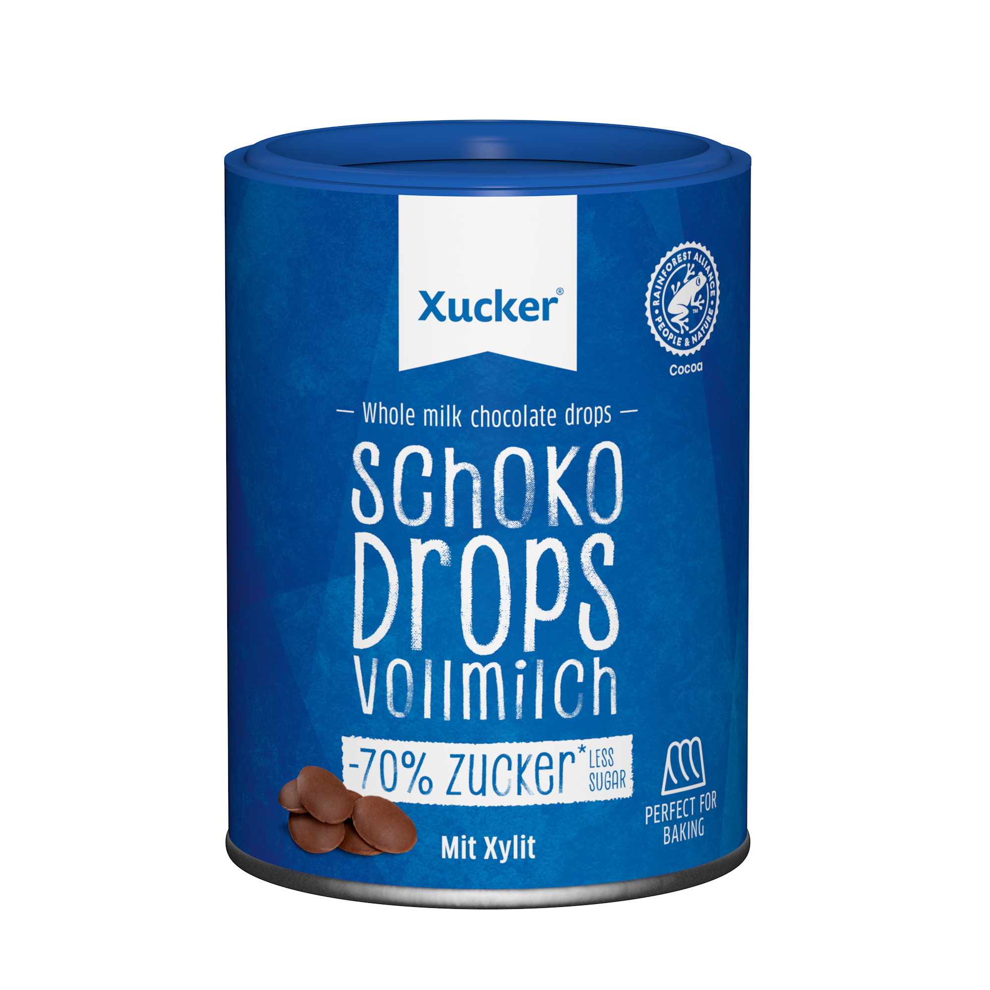 Xucker Schoko Drops Vollmilch 200g